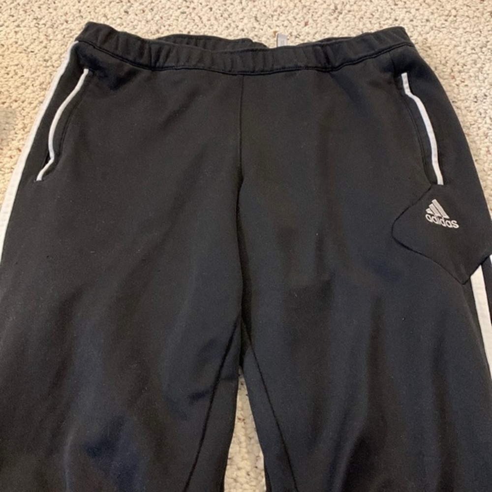 Adidas track  pants. M. Packets. Leg zippers. Lots of life left.